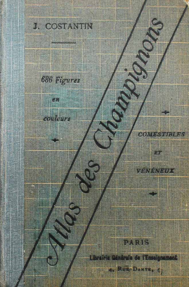 Atlas des champignons de Julien Costantin (couverture)