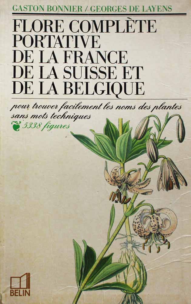 Flore complète portative de la France de Gaston Bonnier (Couverture)