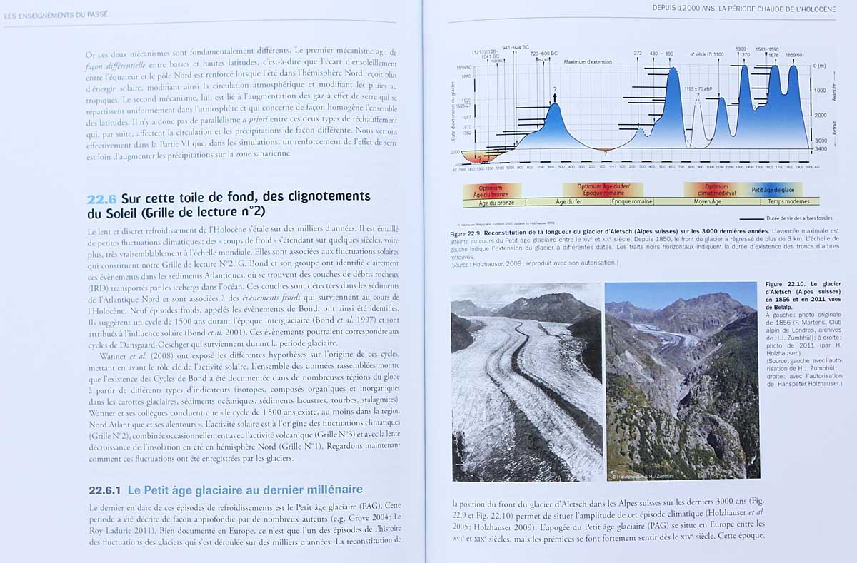 livre Climats, passé, présent, futur<br>de Marie-Antoinette Mélières et Chloé Maréchal<br>Le petit âge glaciaire