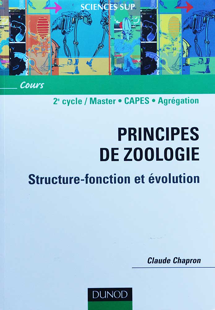 couverture du livre : Principes de zoologie<br>Structure, fonction et évolution des organismes